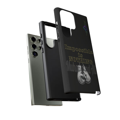 BlackOnion Brand New Phone Case - with Motivational Workout Motif ’Impossible ‘💪🔥🫵