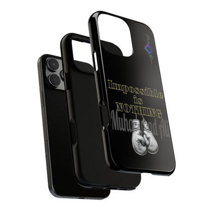 BlackOnion Brand New Phone Case - with Motivational Workout Motif ’Impossible ‘💪🔥🫵