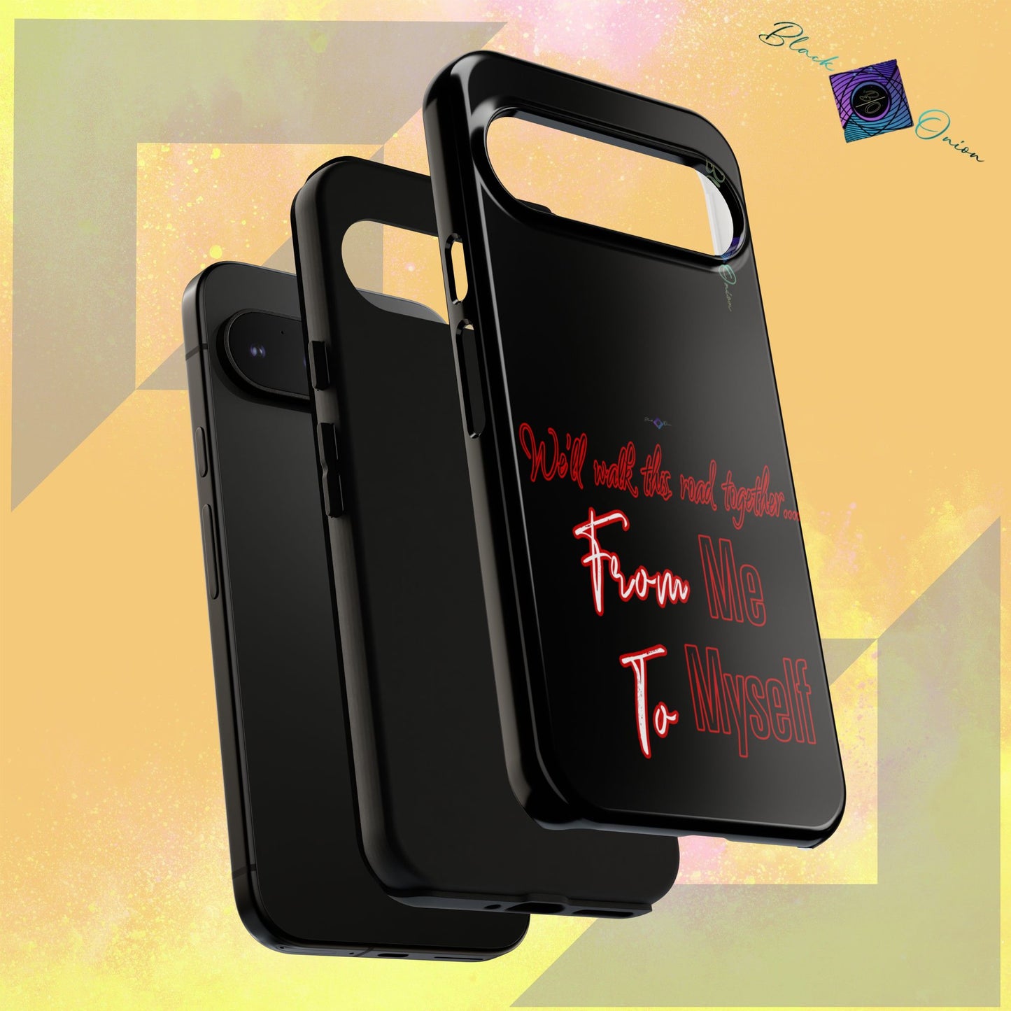 BlackOnion Brand New Phone Case - with Motivational Workout Motif’We’ll walk ‘💪🔥🫵