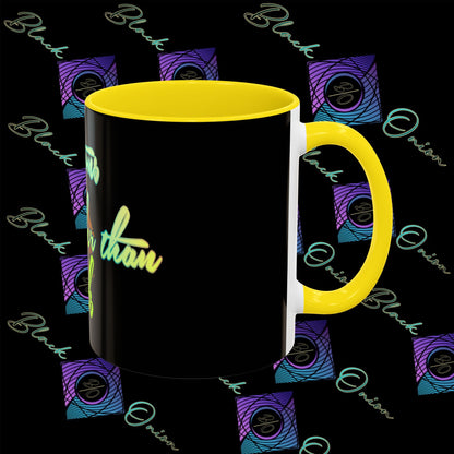 BlackOnion Coffee Mug 2 with Workout Motif ‘Actions speak lauder than words V2’🫵🔥💪
