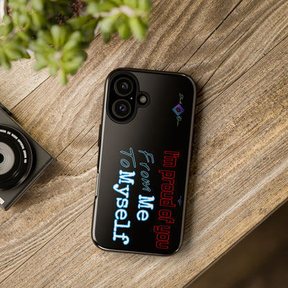 BlackOnion Brand New Phone Case - with Motivational Workout Motif’I’m proud of you ‘💪🔥🫵