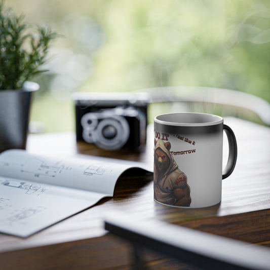 BlackOnion Color Changing Mug with Workout Motif ‘Mike 13’ 💪🔥🫵