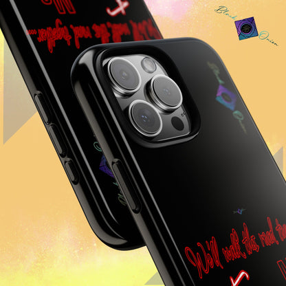 BlackOnion Brand New Phone Case - with Motivational Workout Motif’We’ll walk ‘💪🔥🫵