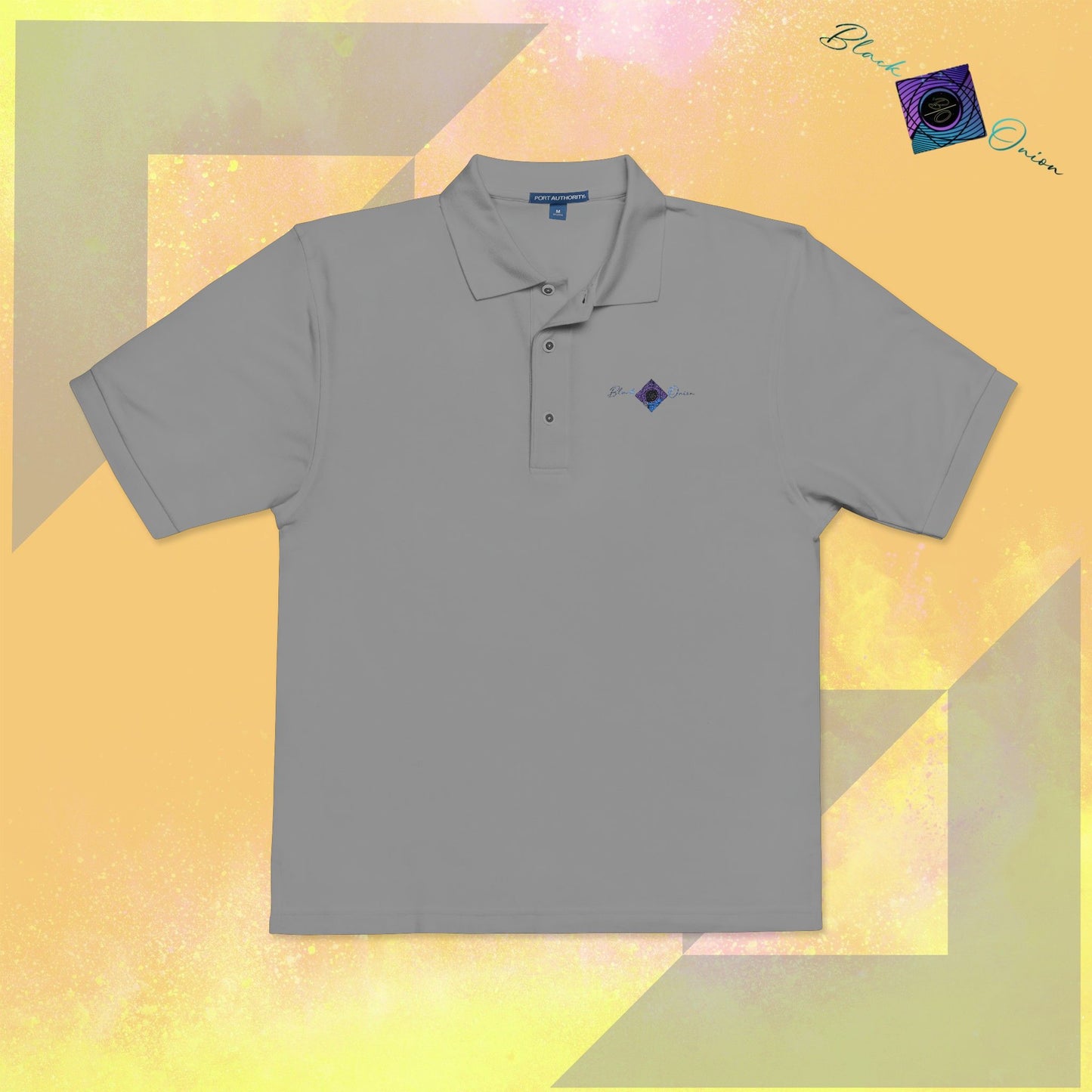 BlackOnion Stylish Unisex Embroidered Polo Shirt  💪🔥