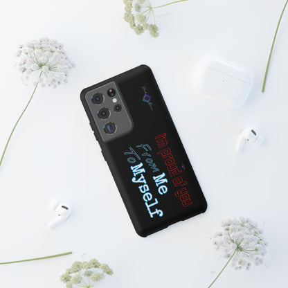 BlackOnion Brand New Phone Case - with Motivational Workout Motif’I’m proud of you ‘💪🔥🫵