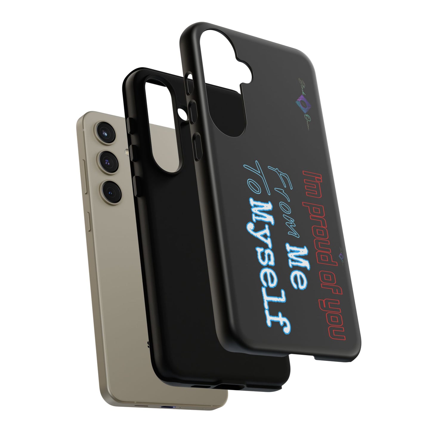 BlackOnion Brand New Phone Case - with Motivational Workout Motif’I’m proud of you ‘💪🔥🫵