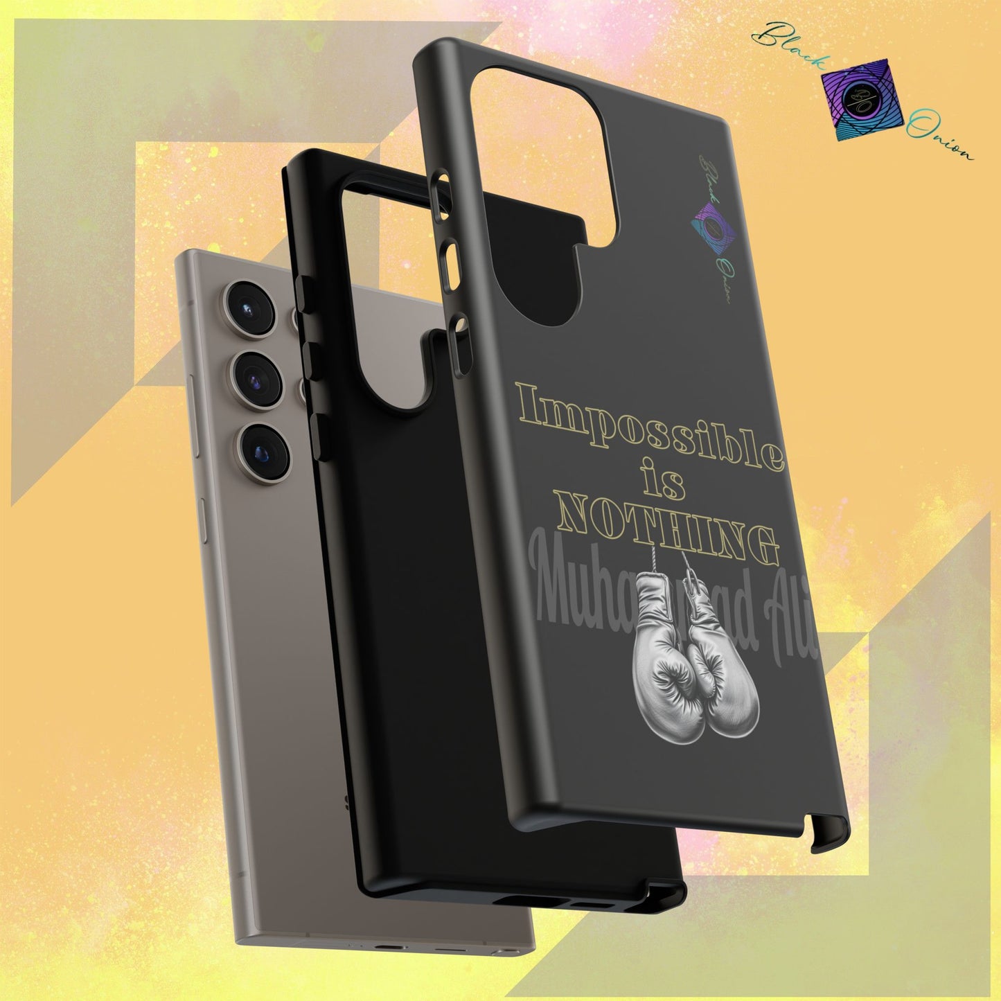 BlackOnion Brand New Phone Case - with Motivational Workout Motif ’Impossible ‘💪🔥🫵