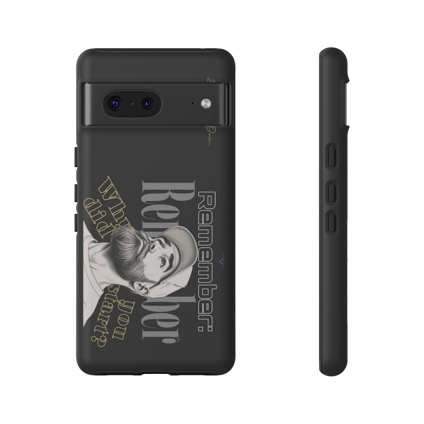 BlackOnion Brand New Phone Case - with Motivational Workout Motif’Remember ‘💪🔥🫵