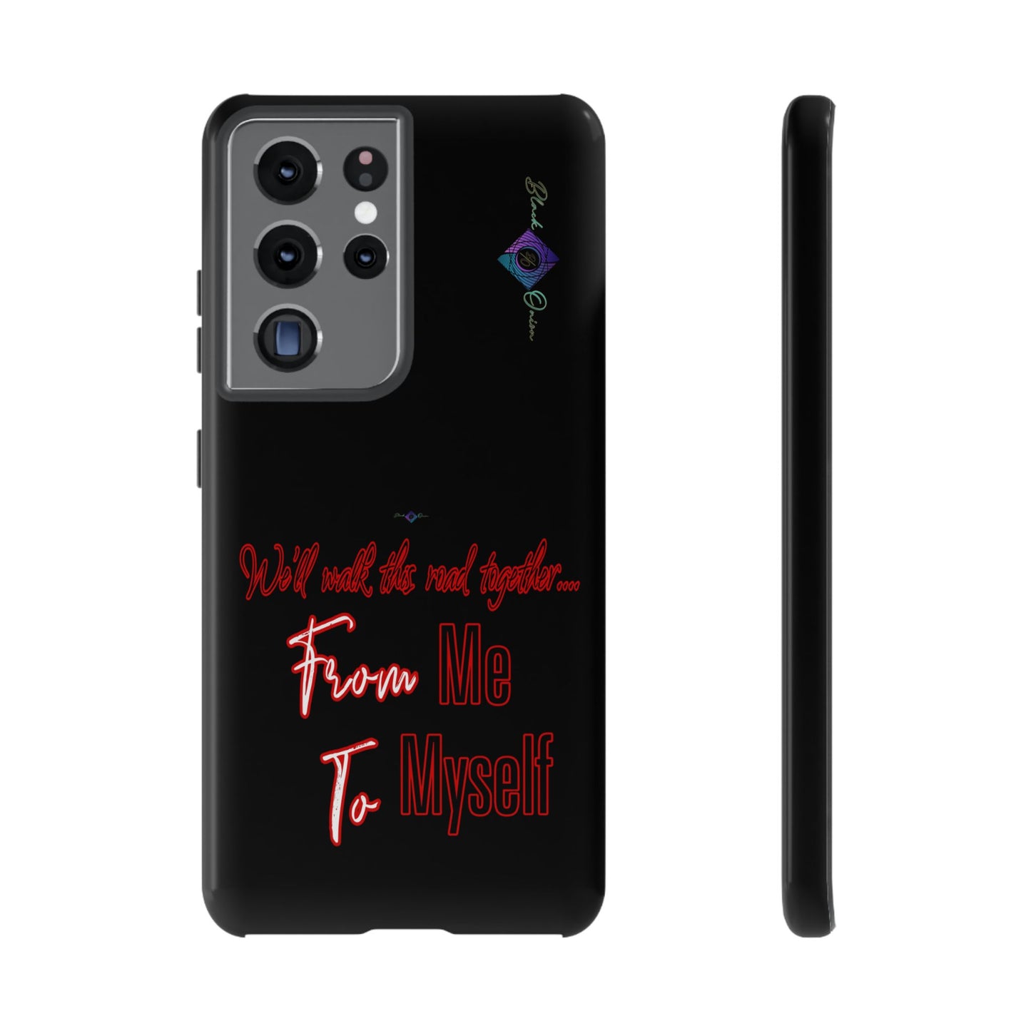 BlackOnion Brand New Phone Case - with Motivational Workout Motif’We’ll walk ‘💪🔥🫵