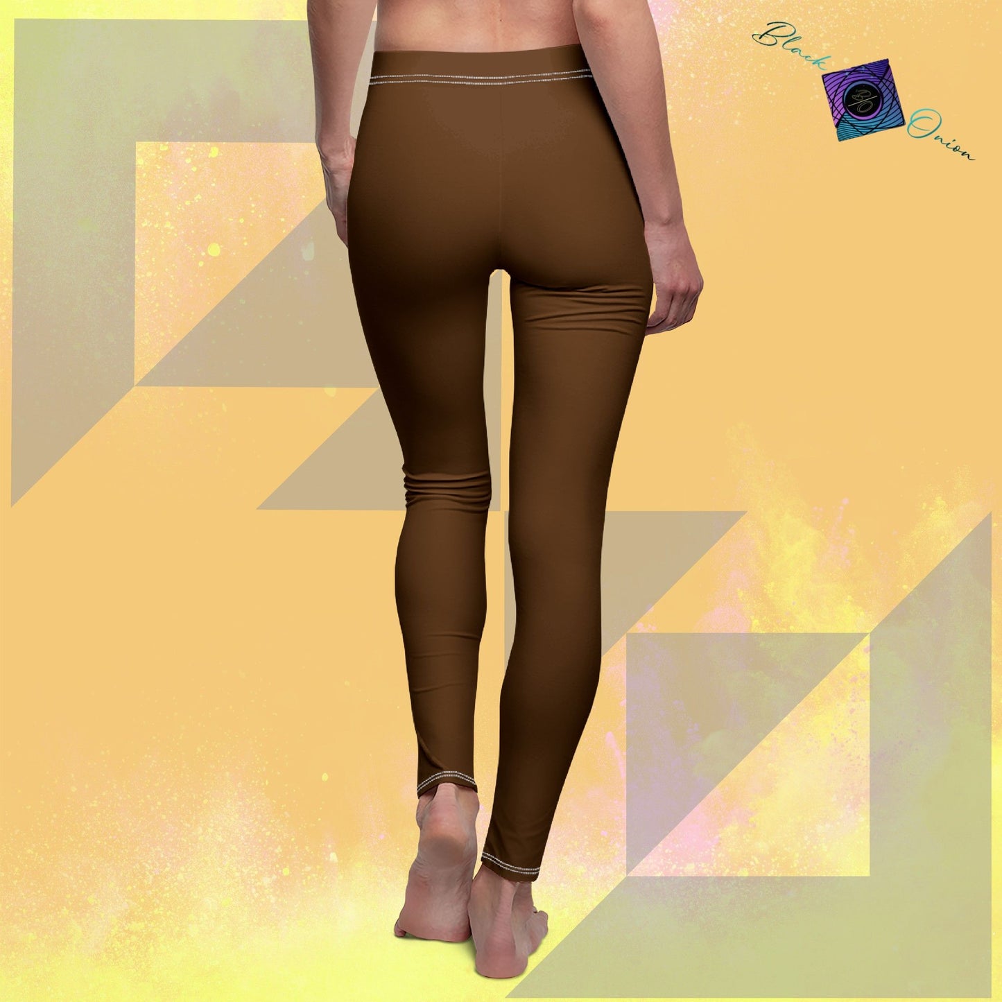 BlackOnion Stylish Women's Mid-rise Casual Leggings 🌸💋❤️