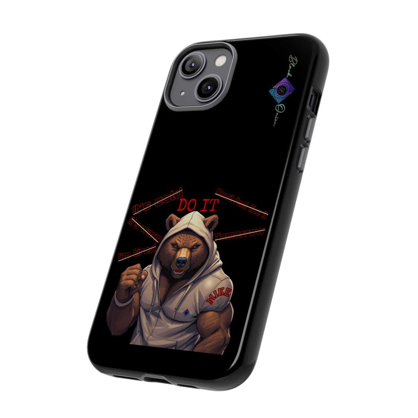 BlackOnion Brand New Phone Case - with Motivational Workout Motif’Do it ‘💪🔥🫵