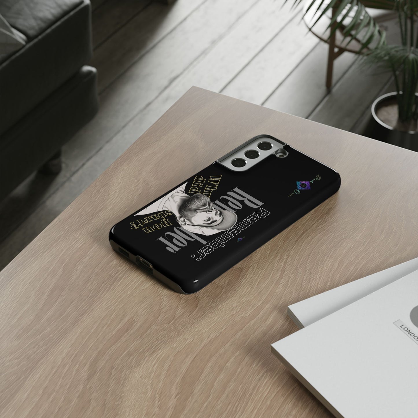 BlackOnion Brand New Phone Case - with Motivational Workout Motif’Remember ‘💪🔥🫵