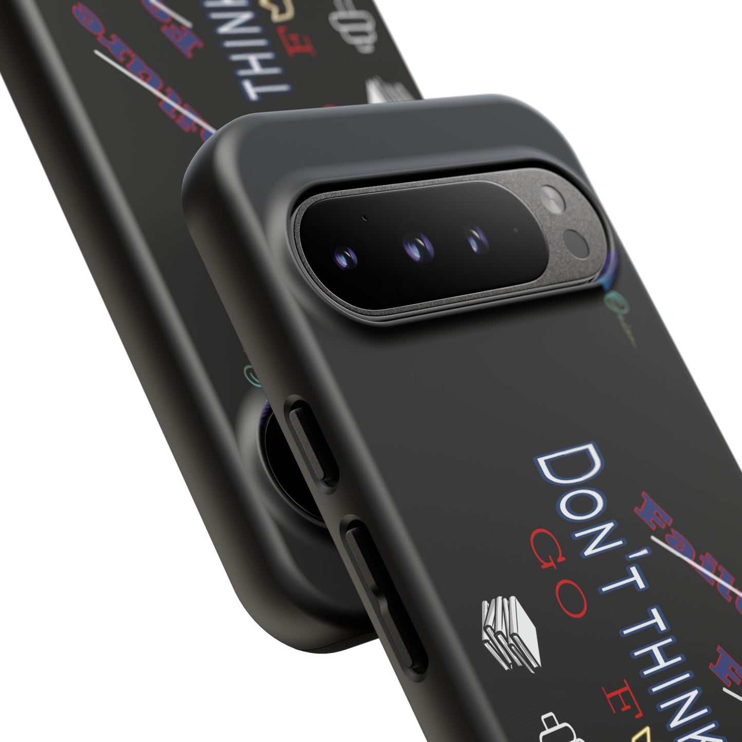 BlackOnion Brand New Phone Case - with Motivational Workout Motif’Don’t think ‘💪🔥🫵