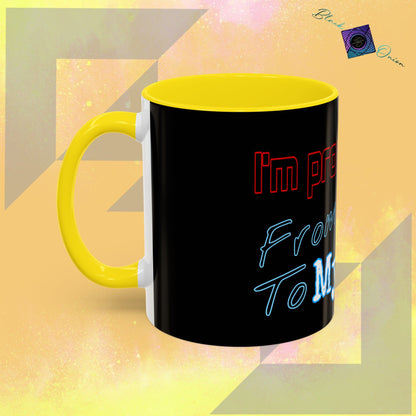 BlackOnion Coffee Mug - 11oz with workout motif ‘I’m proud of you’🔥💪🫵
