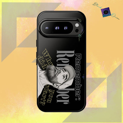 BlackOnion Brand New Phone Case - with Motivational Workout Motif’Remember ‘💪🔥🫵