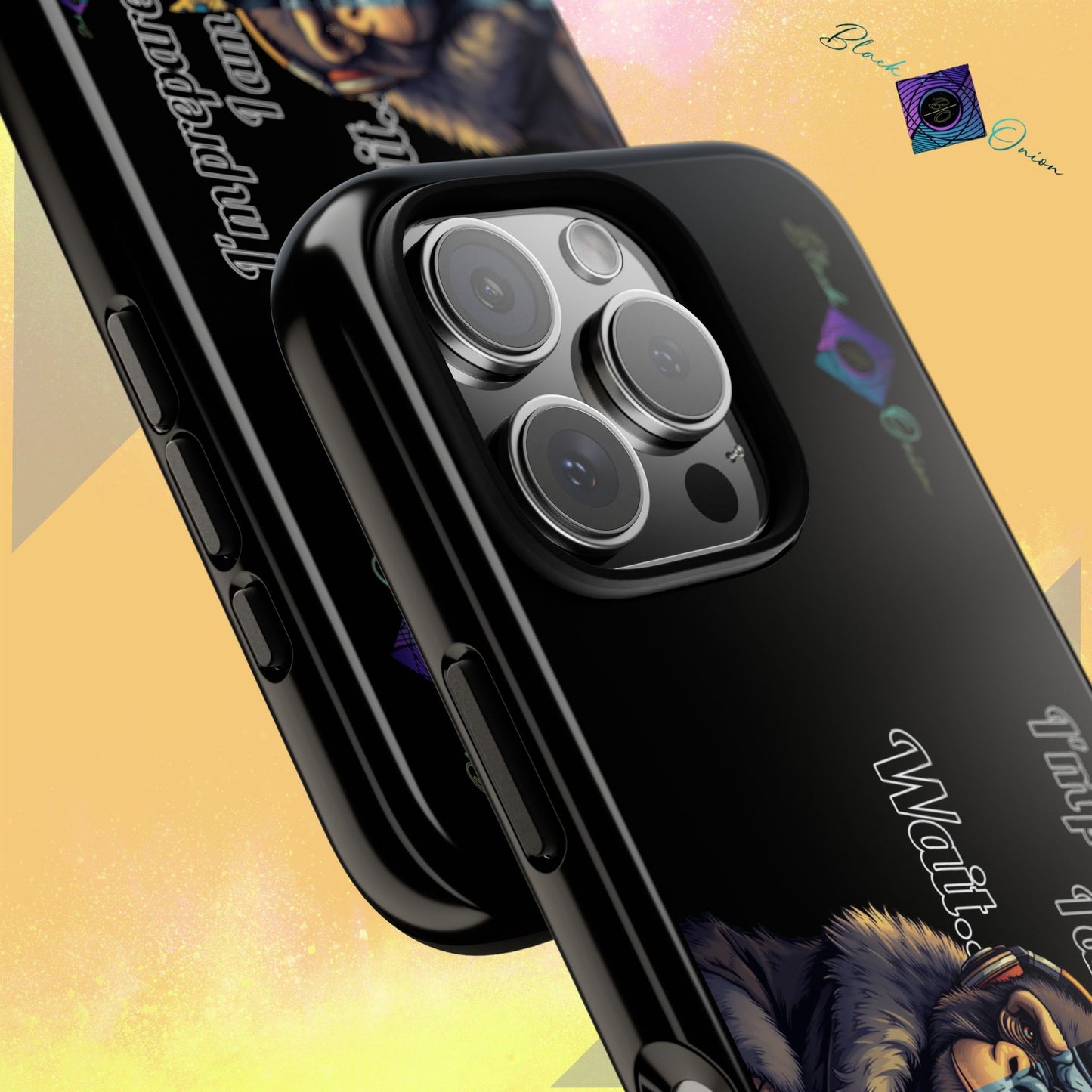 BlackOnion Brand New Phone Case - with Motivational Workout Motif’Victory 👑‘💪🔥🫵