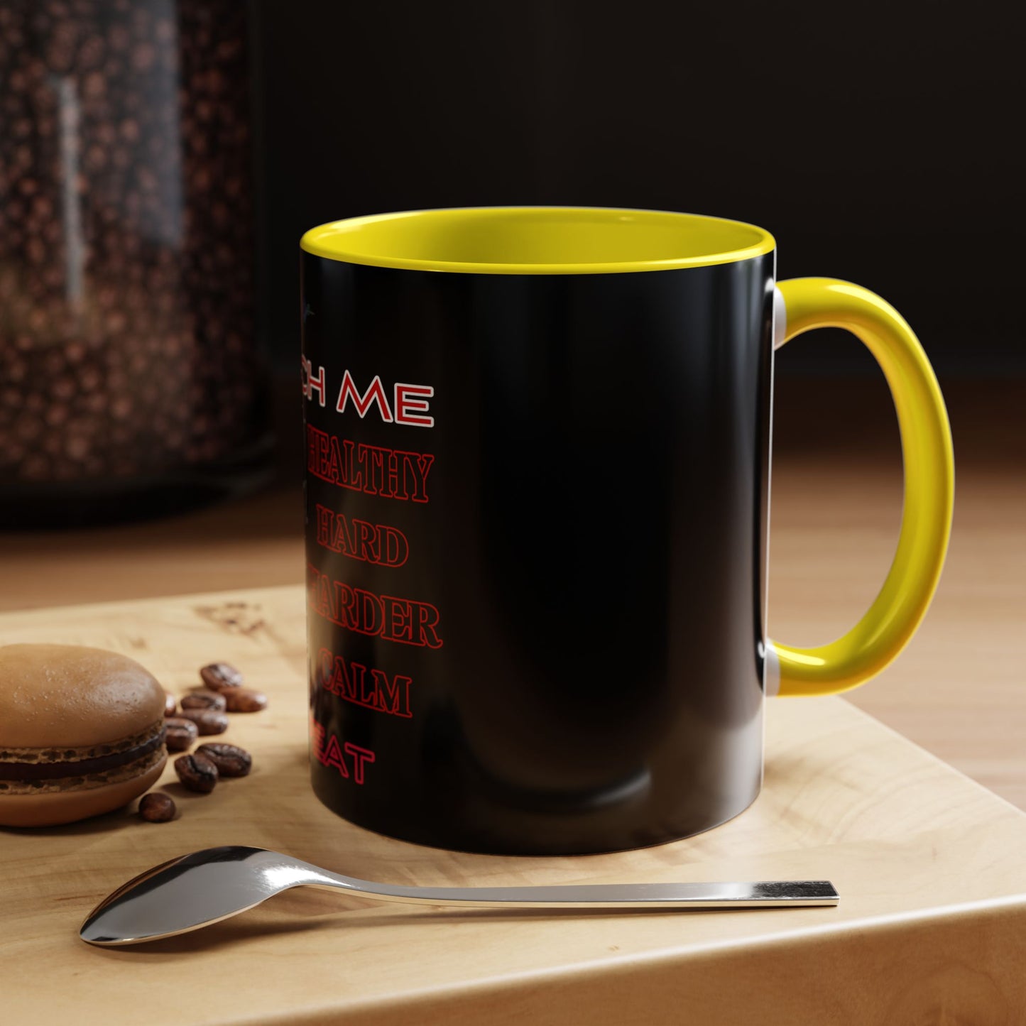 BlackOnion Coffee Mug Serial 2 with Workout Motif ‘Watch me’🫵🔥💪