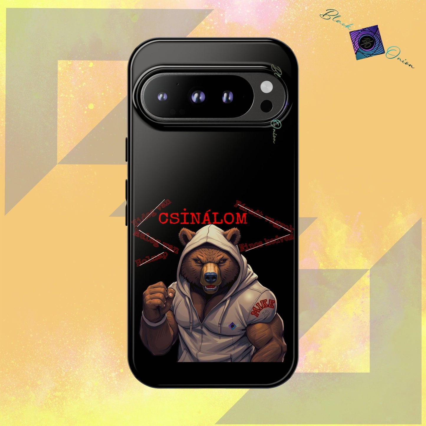 BlackOnion Brand New Phone Case - with Motivational Workout Motif ‘Csinálom ‘💪🔥🫵