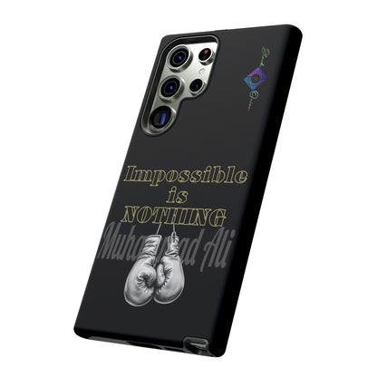 BlackOnion Brand New Phone Case - with Motivational Workout Motif ’Impossible ‘💪🔥🫵