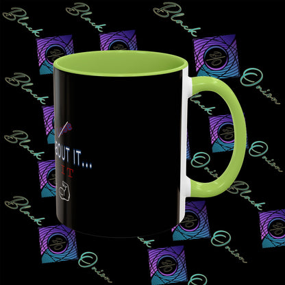 BlackOnion Coffee Mug Serial 2 with Workout Motif ‘Don’t think ‘🫵🔥💪