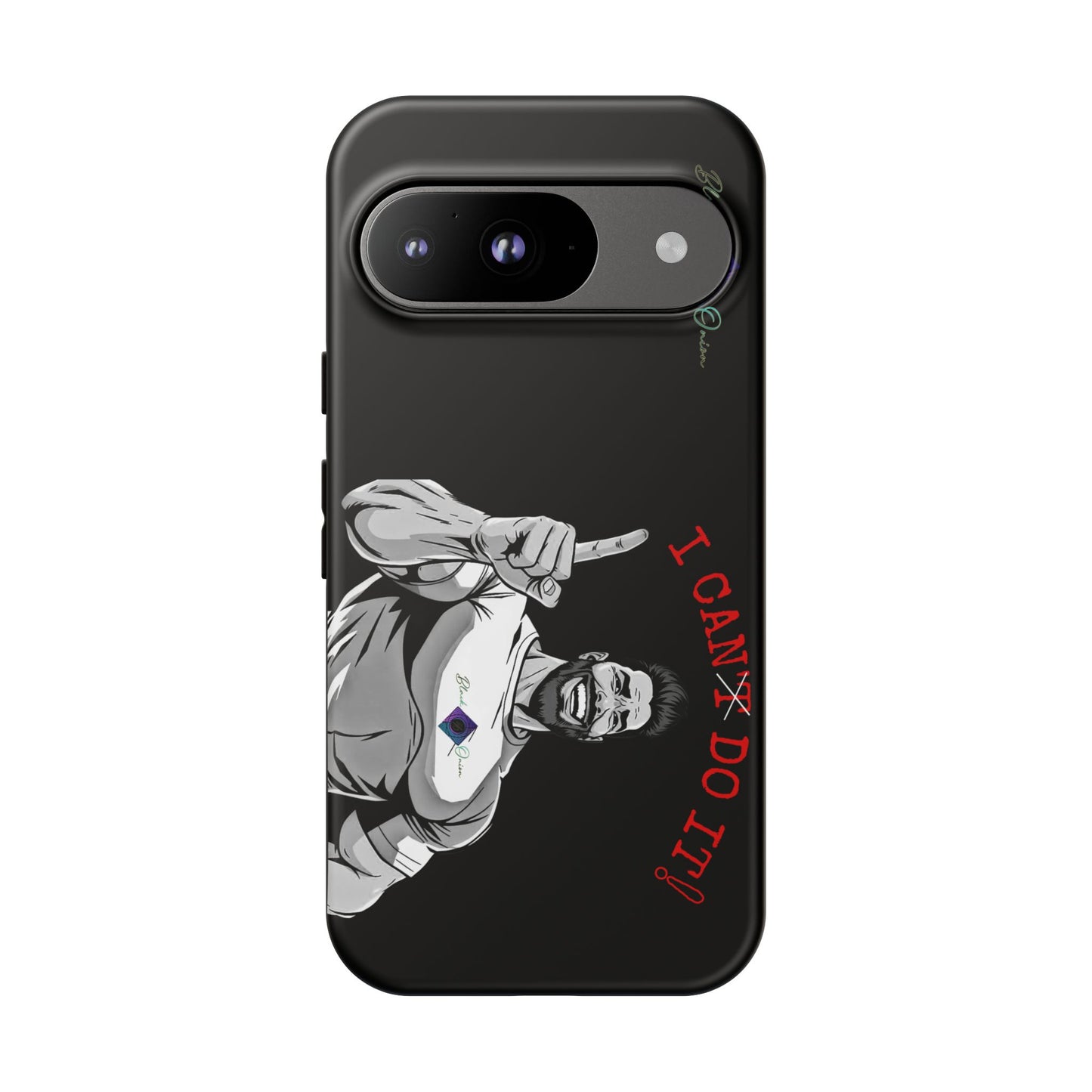 BlackOnion Brand New Phone Case - with Motivational Workout Motif’I Can Do It ‘💪🔥🫵