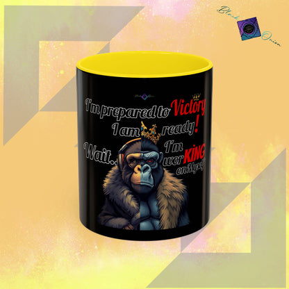 BlackOnion Coffee Mug 2 with Workout Motif ‘Victory V2’🫵🔥💪