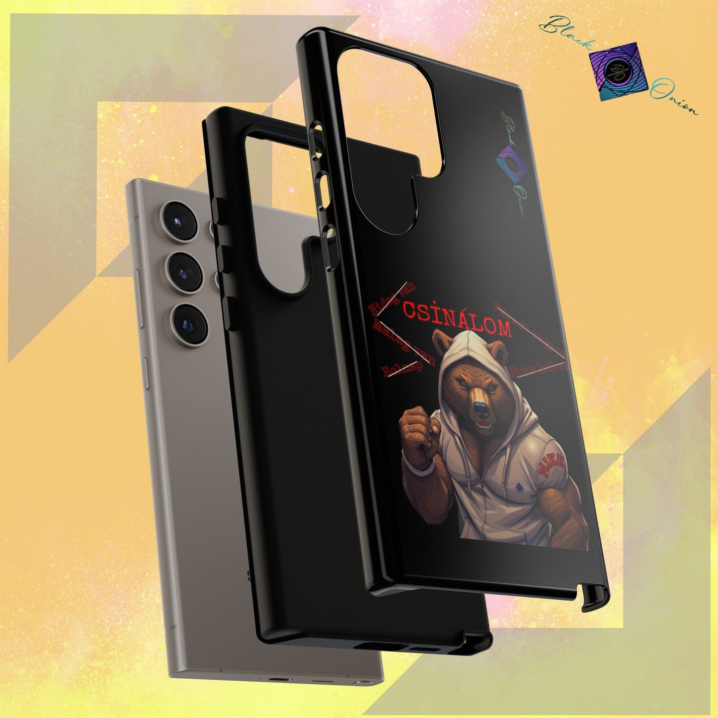 BlackOnion Brand New Phone Case - with Motivational Workout Motif ‘Csinálom ‘💪🔥🫵