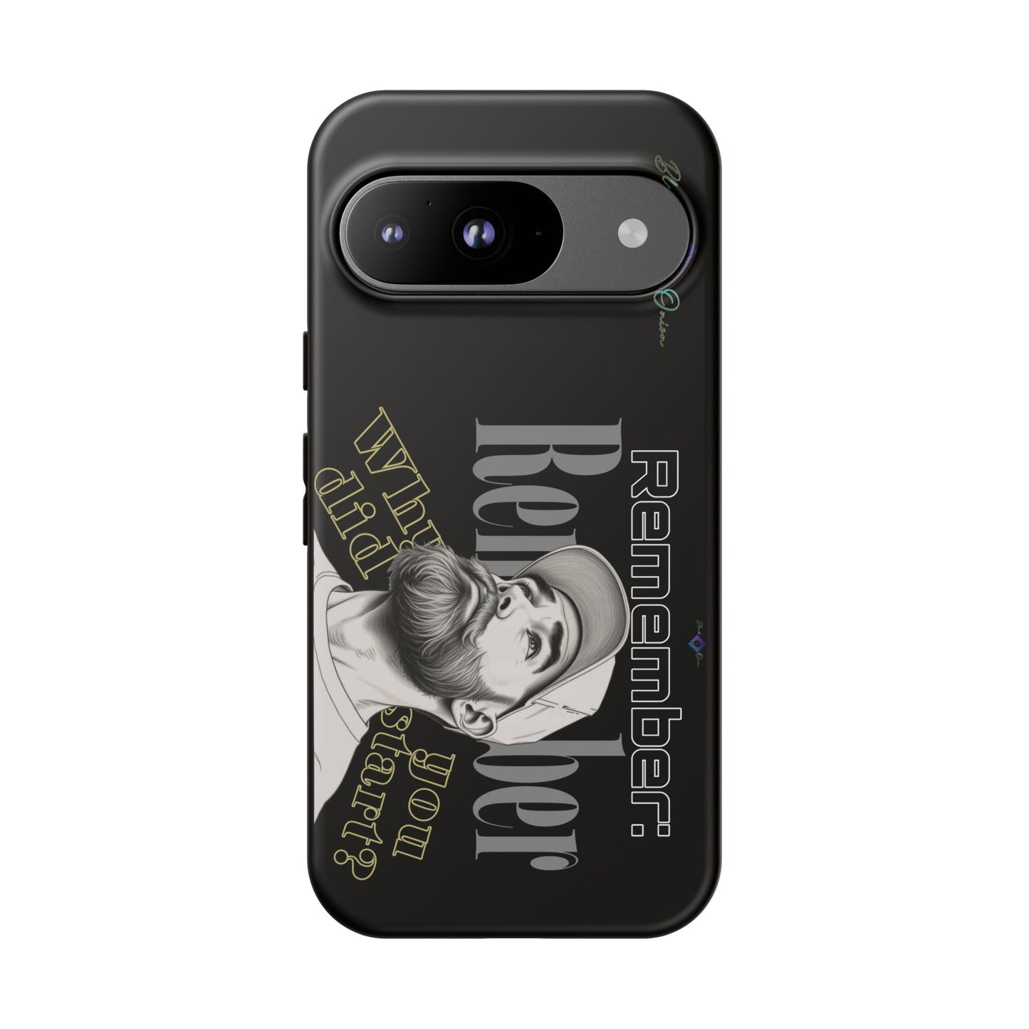 BlackOnion Brand New Phone Case - with Motivational Workout Motif’Remember ‘💪🔥🫵