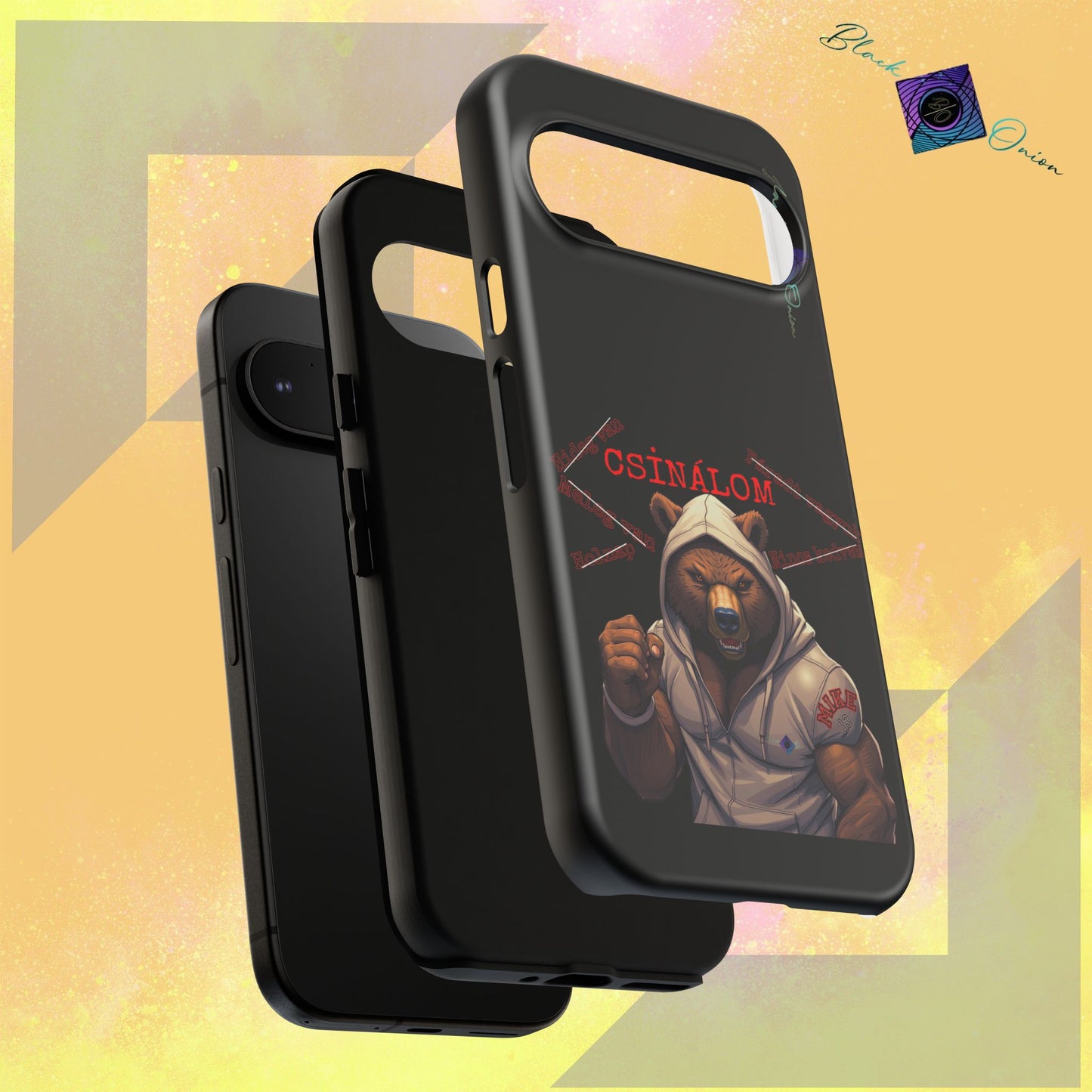 BlackOnion Brand New Phone Case - with Motivational Workout Motif ‘Csinálom ‘💪🔥🫵