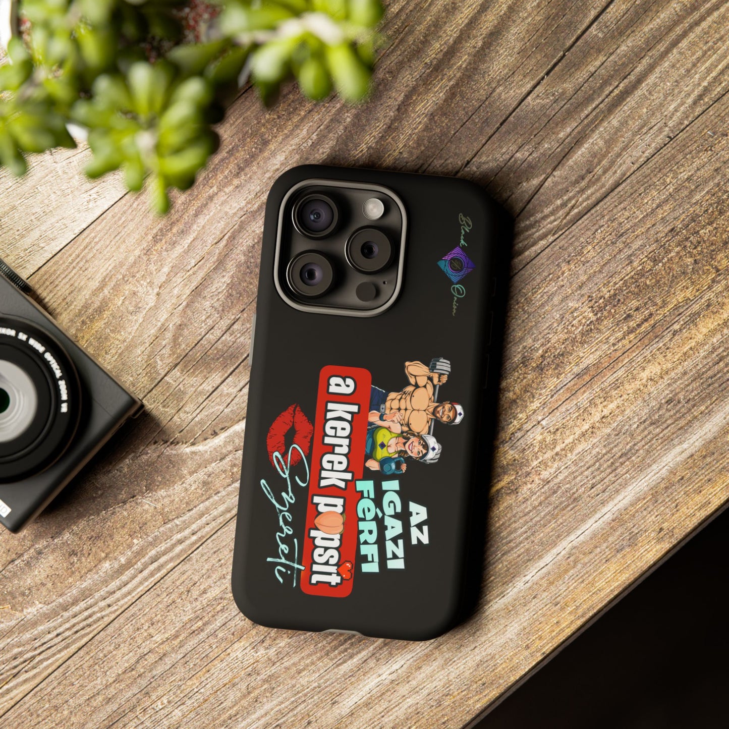 BlackOnion Brand New Phone Case - with Motivational Workout Motif ‘Az igazi férfi ‘💪🔥🫵
