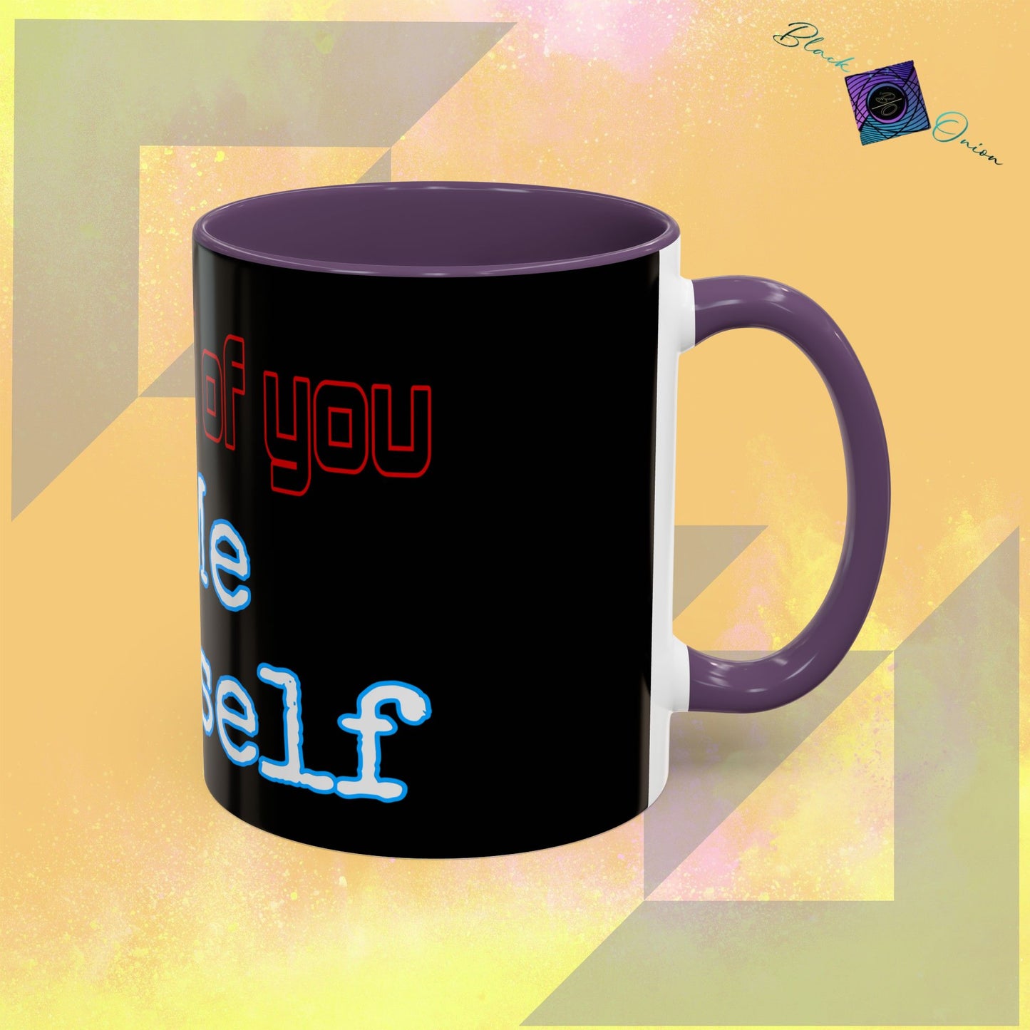 BlackOnion Coffee Mug 2 with Workout Motif ‘ I’m proud of you’🫵🔥💪