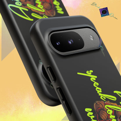 BlackOnion Brand New Phone Case - with Motivational Workout Motif ‘Actions speak lauder ‘💪🔥🫵