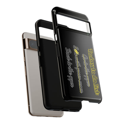 BlackOnion Brand New Phone Case - with Motivational Workout Motif’Today to do list ‘💪🔥🫵