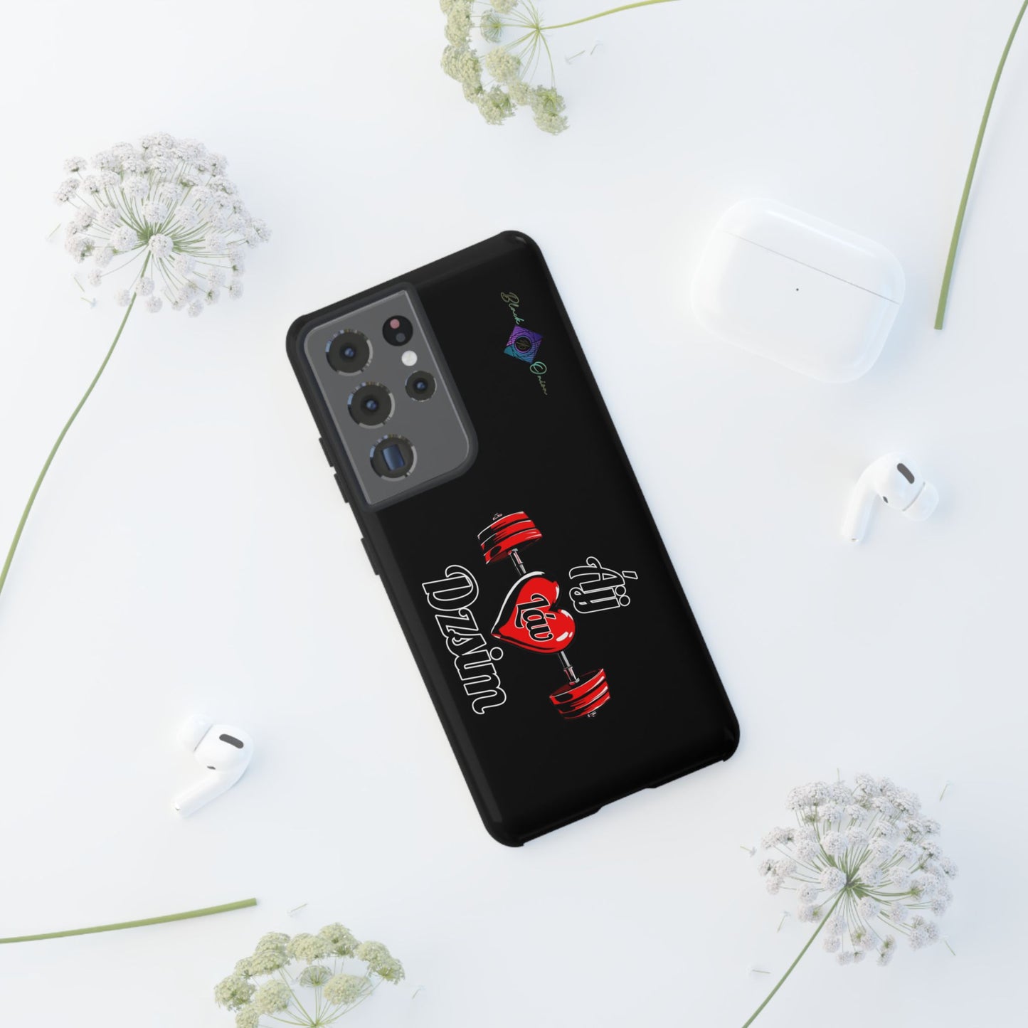 BlackOnion Brand New Phone Case - with Motivational Workout Motif’Ájj Láv Dzsim ‘💪🔥🫵