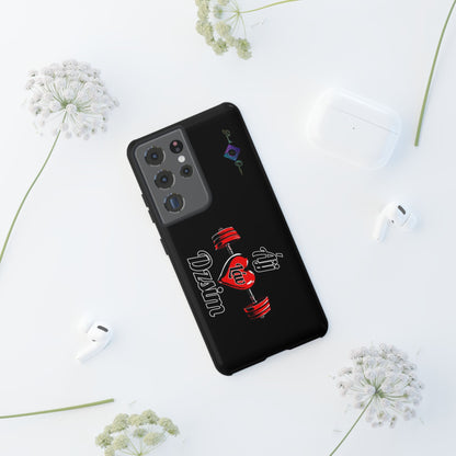 BlackOnion Brand New Phone Case - with Motivational Workout Motif’Ájj Láv Dzsim ‘💪🔥🫵
