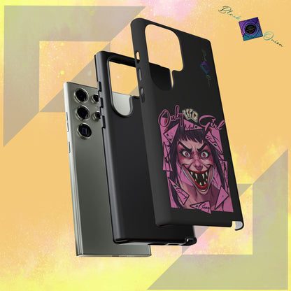 BlackOnion Brand New Phone Case - with Motivational Workout Motif’ Mad Girl💋🌸 ‘🔥🫵