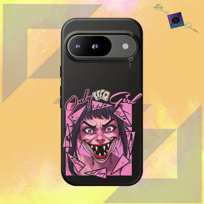 BlackOnion Brand New Phone Case - with Motivational Workout Motif’ Mad Girl💋🌸 ‘🔥🫵
