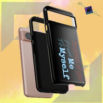 BlackOnion Brand New Phone Case - with Motivational Workout Motif’I’m proud of you ‘💪🔥🫵