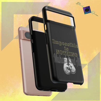 BlackOnion Brand New Phone Case - with Motivational Workout Motif ’Impossible ‘💪🔥🫵