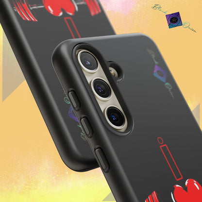 BlackOnion Brand New Phone Case - with Motivational Workout Motif’I Love Gym ‘💪🔥🫵