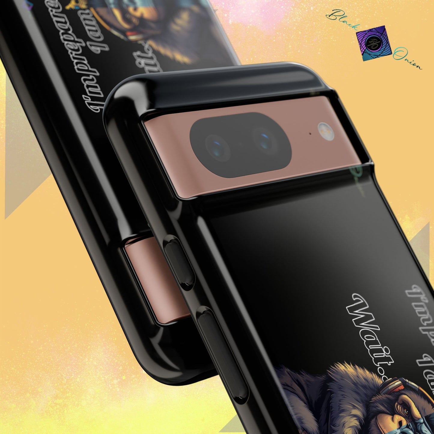 BlackOnion Brand New Phone Case - with Motivational Workout Motif’Victory 👑‘💪🔥🫵