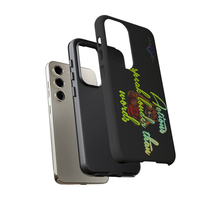 BlackOnion Brand New Phone Case - with Motivational Workout Motif ‘Actions speak lauder ‘💪🔥🫵