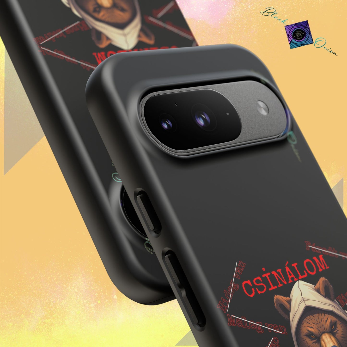 BlackOnion Brand New Phone Case - with Motivational Workout Motif ‘Csinálom ‘💪🔥🫵