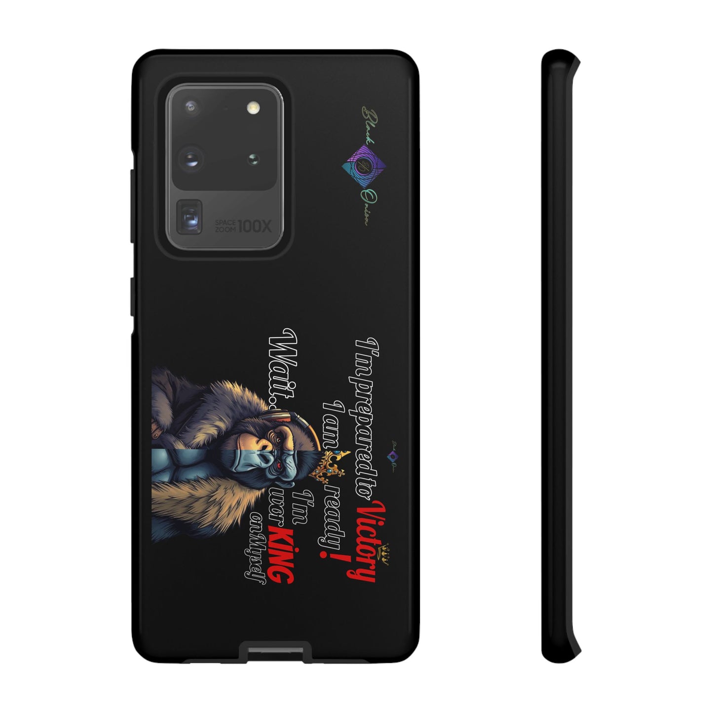 BlackOnion Brand New Phone Case - with Motivational Workout Motif’Victory 👑‘💪🔥🫵