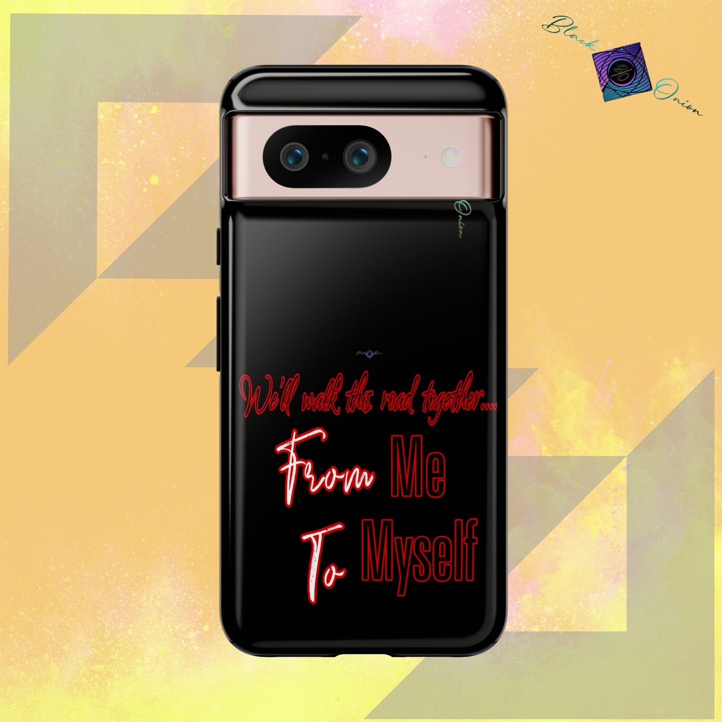 BlackOnion Brand New Phone Case - with Motivational Workout Motif’We’ll walk ‘💪🔥🫵