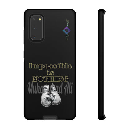 BlackOnion Brand New Phone Case - with Motivational Workout Motif ’Impossible ‘💪🔥🫵