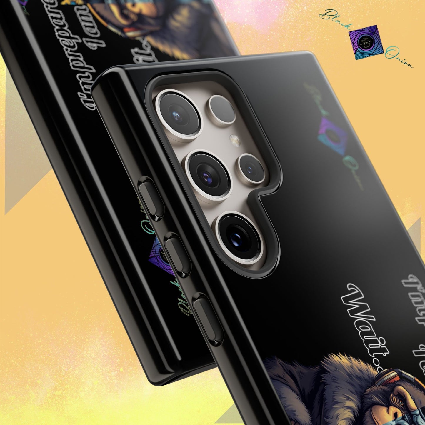 BlackOnion Brand New Phone Case - with Motivational Workout Motif’Victory 👑‘💪🔥🫵