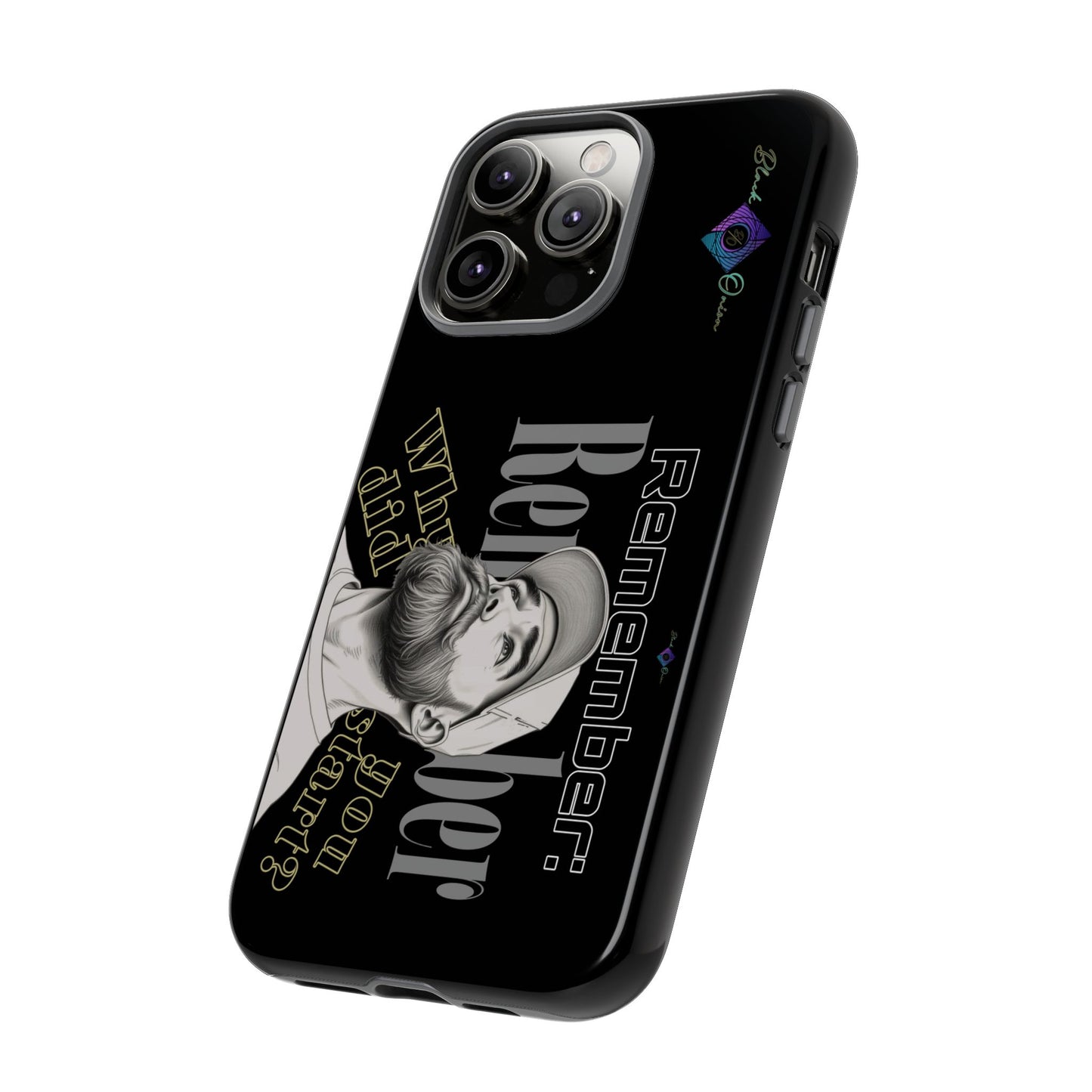 BlackOnion Brand New Phone Case - with Motivational Workout Motif’Remember ‘💪🔥🫵