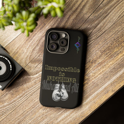 BlackOnion Brand New Phone Case - with Motivational Workout Motif ’Impossible ‘💪🔥🫵