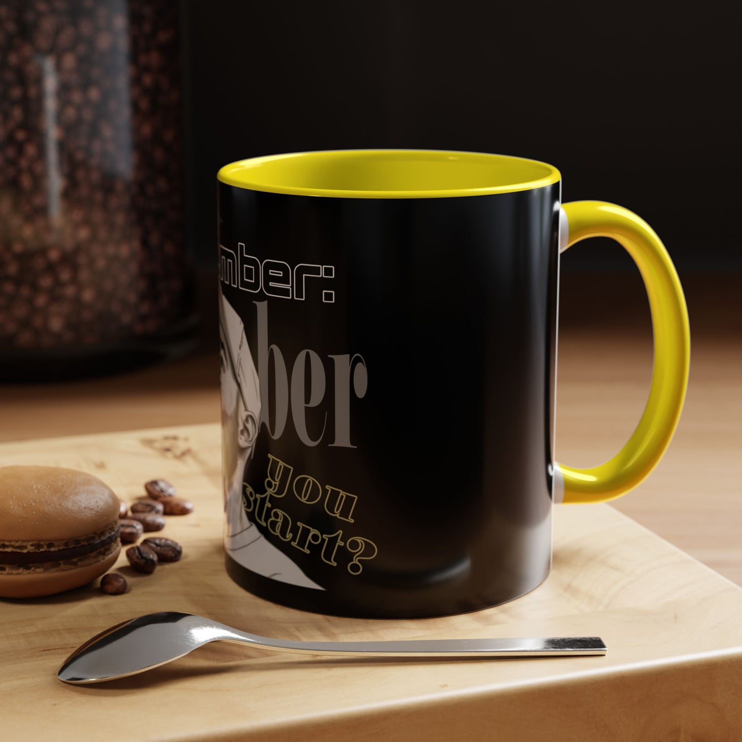 BlackOnion Coffee Mug 2 with Workout Motif ‘Remember V2’🫵🔥💪